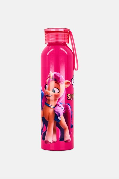 MY LITTLE PONY The Movie Aluminium Premium Water Bottle 600ml, Pink