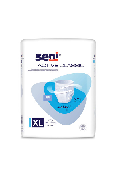 Seni Active Classic Πολύ Μεγάλο Απορροφητικό Εσώρουχο 30 τεμάχια - 6 συσκευασ...