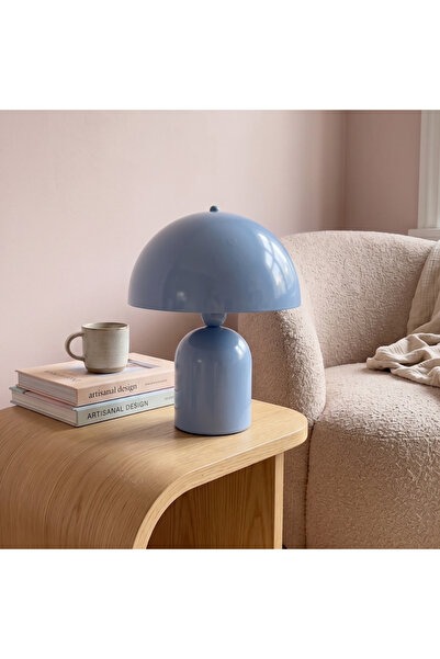 BY-LAMP Soho Soft Mavi Metal Masa Lambası | ByLamp