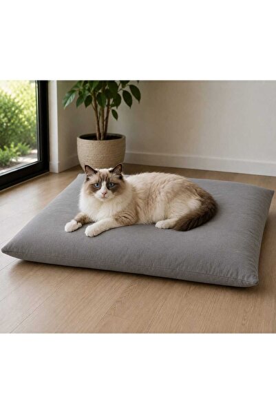 Kedi Köpek Yastığı – Yumuşak Dolgulu, Yıkanabilir Kumaşlı, Konforlu Evcil Hayvan Yastığı
