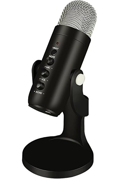 ALMEKAQUZ USB Microphone with Stand, Condenser Gaming Microphone for PC/MAC/P...