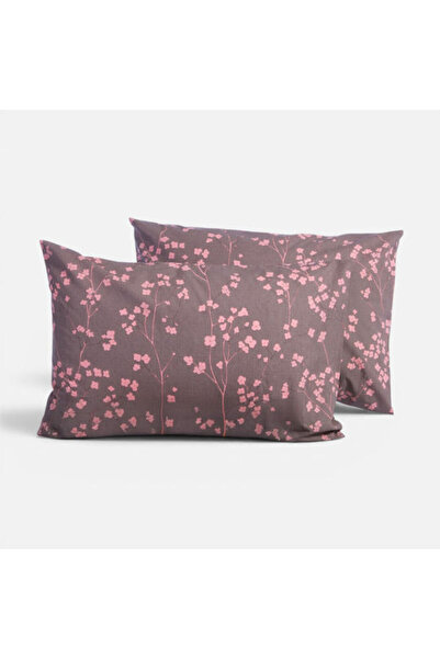 Nef Nef Homeware Nef Nef Bamb Floriva Μαξιλαροθήκη Καφέ 52x72