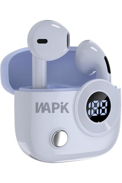 wapik Korean Brand R6 Wireless Earbuds, Bluetooth 5.4, 13mm Driver, Deep Bass...