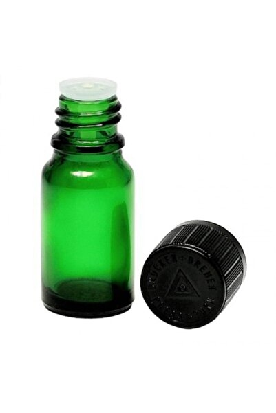 OEM Green bottle with dropper, childproof cap, 10ml