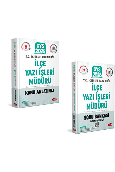 Data Yayınları T.C. İçişleri Bakanlığı İlçe Yazı İşleri Müdürü GYS Konu Anlat...