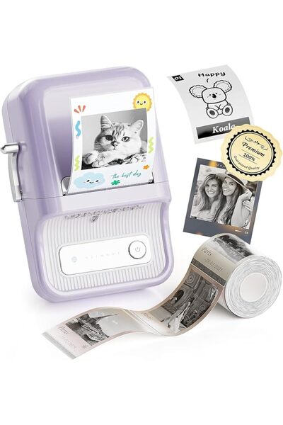 NiiMbot B21 Pro 300DPI Label Maker، جهاز صنع الملصقات المحمول، جهاز صنع الملص...