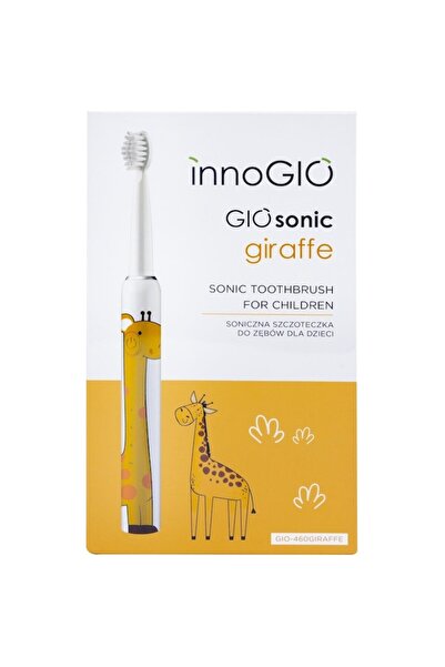 Luka GIOsonic Giraffe Electric Toothbrush, 4 replacement heads, 3 operating m...