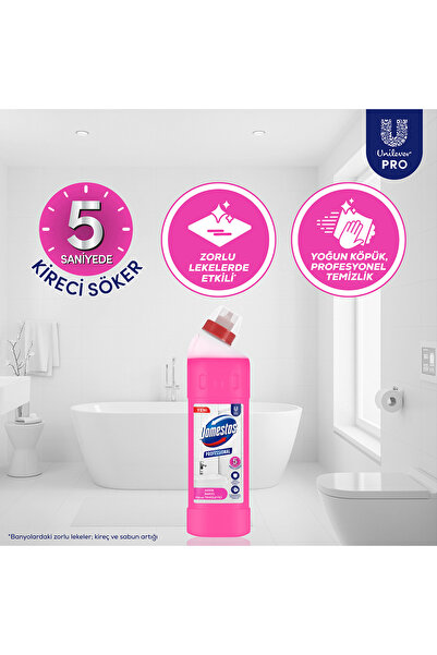 Domestos Professional Asidik Banyo Temizleyici 750ml x1 Asidik Tuvalet Temizleyici 750ml x1