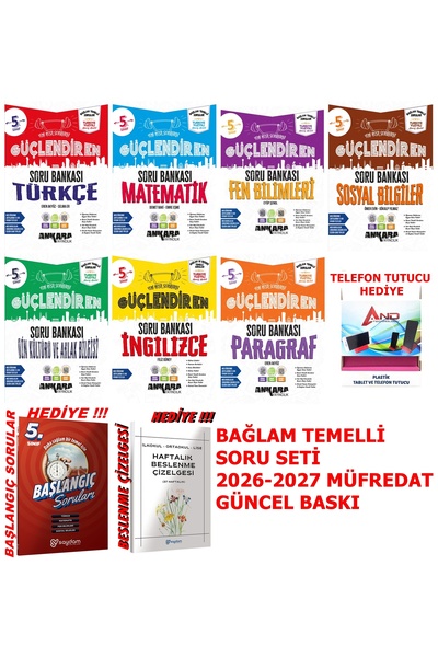 Ankara Yayıncılık 5.SINIF FULL GÜÇLENDİREN SORU BANKASI SETİ 2026-2027 MÜFRED...