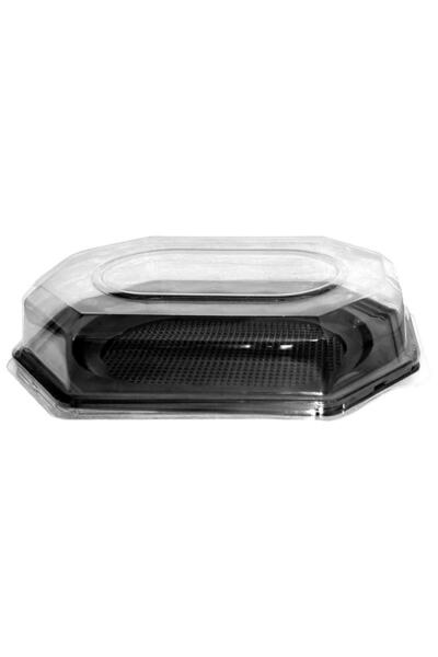 Misavan Capac pentru platou negru 45cm, 10 buc/set