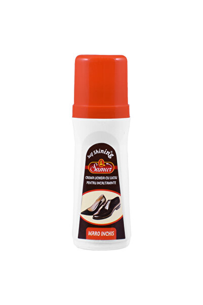 Misavan Crema lichida pentru pantofi, maro, 75ml