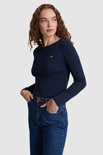 U.S. Polo Assn. Γυναικείο μπλουζάκι σε μπλε ναυτικό χρώμα 50333801-VR033