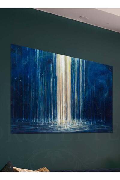 Droplyte Multicolor Abstract Painting Decorative Wall Art Wall Decor Card Boa...