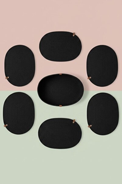 Comfort Craft Σετ 6 οβάλ βέγκαν αμερικάνικων καλαθιών σερβιρίσματος και ψωμιο...