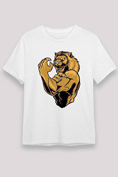 Darkhane Lion White Unisex T-Shirt T-Shirt