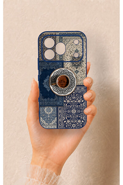 Vip Case Honor 600 Pro Uyumlu Türk Kahvesi ve Kilim Desenli Silikon Kılıf