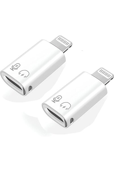 GENERAL محول سماعات رأس من نوع Lightning ذكر إلى USB C أنثى (عبوة من قطعتين)،...