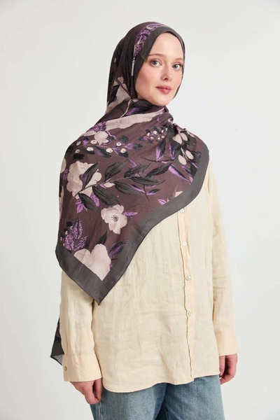 Modakaşmir Matis Desen Liva Modal Kraş Shawl