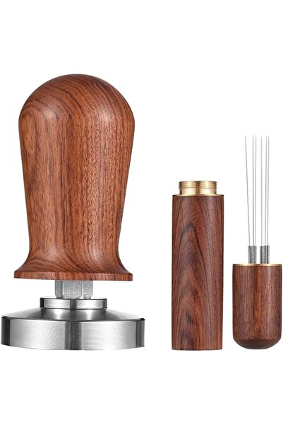 Yelajoy Espresso Tamper Set, Coffee Hand Tamper 51mm with Stirrer, Calibrated...