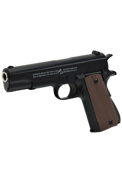Skleplolki Pistol ASG cu bile 6 mm metalic, mecanism cu arc, 200 FPS, 20 cm