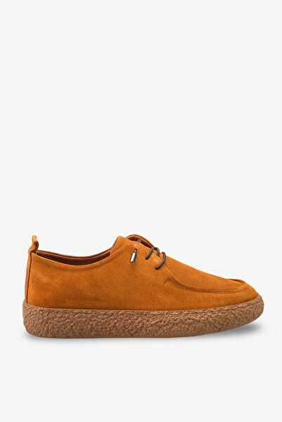 İNNABUTİKK Baeras Women's Genuine Leather Casual Shoes - Tan