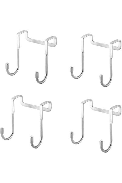 GENERAL 4Pcs Over the Door Hooks, Double S Shape Cabinet Door Drawer Hanger, ...