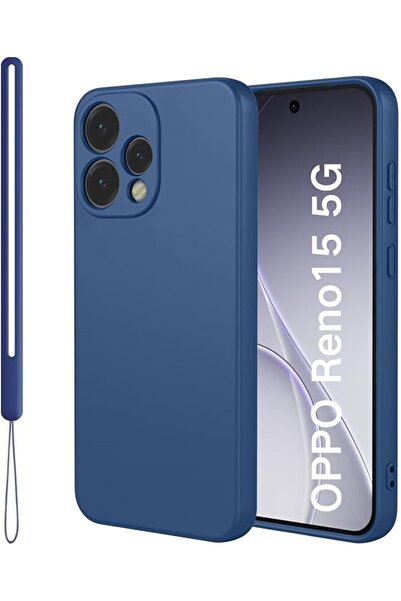 GENERAL for OPPO Reno15 5G Case, Liquid Silicone Slim Cover with Lanyard, Ant...