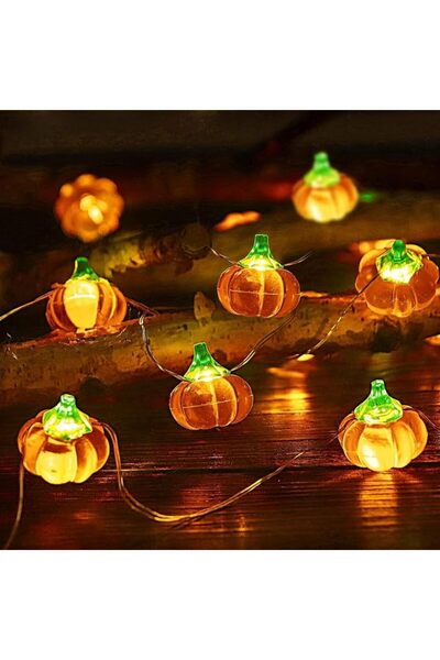 Goodern 3 Meter 30 LED Thanksgiving Pumpkin Lights,Pumpkin Lights with 2 Mode...