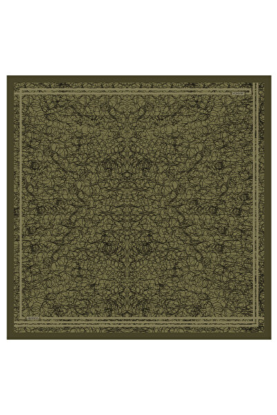 Arancia Green 90X90 Silk Twill Scarf