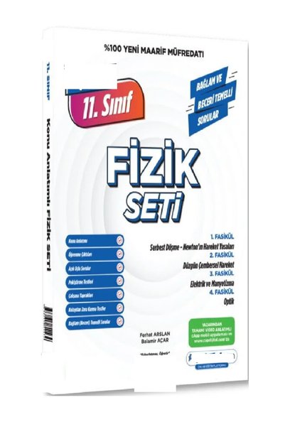 Acil Yayınları 2028 sezon Yeni Maarif Model Yayınları 11. Sınıf Fizik Maarif ...