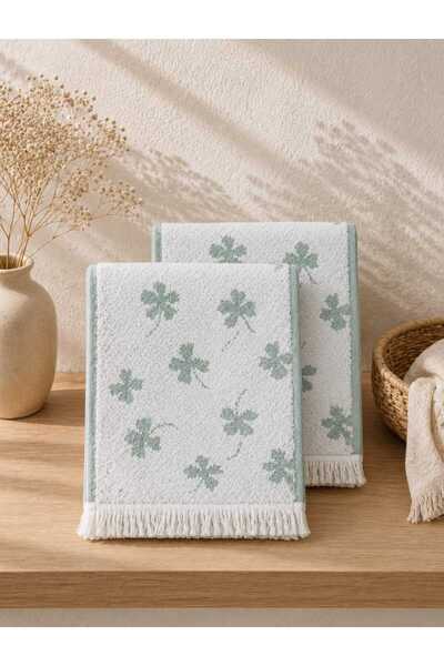 ZIY Collection Home Series 2'li Püsküllü Tasarım Çok Amaçlı Kullanım Havlu 40...