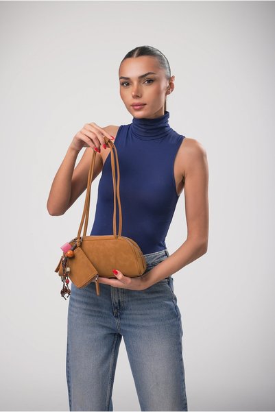 ÇÇS 18464 Kadın Omuz Askılı Çapraz Çanta