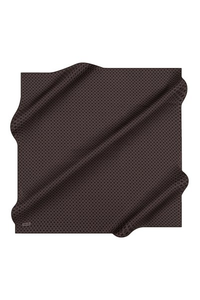 Aker Gray 90X90 Silk Crepe Satin Scarf