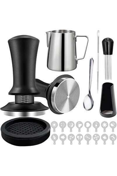 GENERAL 51mm Espresso Accessories Kit, Espresso Tools 7 Set, with Coffee Tamp...