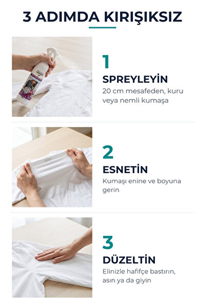 Hochei TOPTANCI PAKETİ Ütüsüz Ütü Spreyi 400 ml x 20 ADET