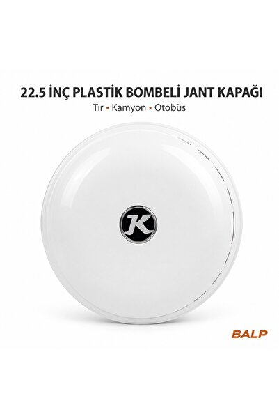 BALP 22.5 İnç Setra Plastik Bombeli Jant Kapağı Tır Kamyon Otobüs İçin 1 Adet