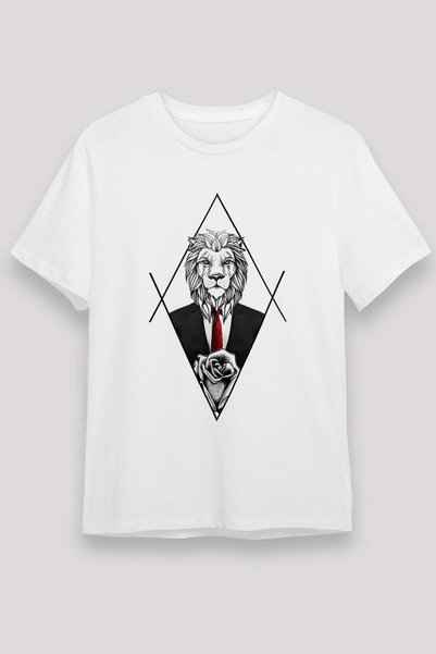 Darkhane Lion White Unisex T-Shirt T-Shirt