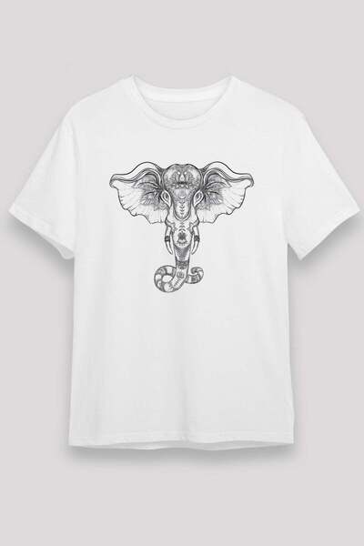 Darkhane Elephant White Unisex T-Shirt T-Shirt