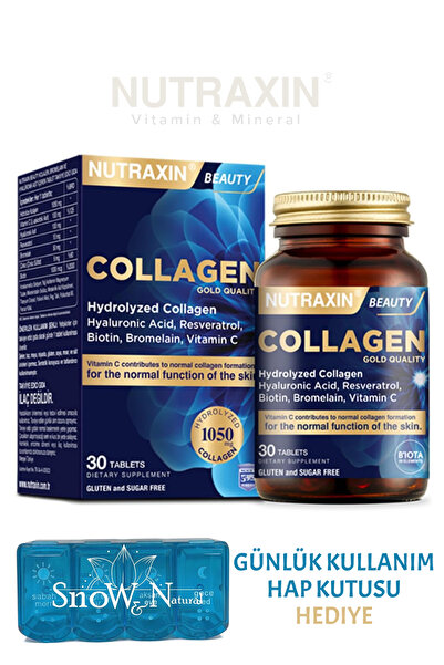 Nutraxin Hidrolize Collagen (Kolajen, C Vitamini, Hyaluronik Asit, Biotin, Çi...