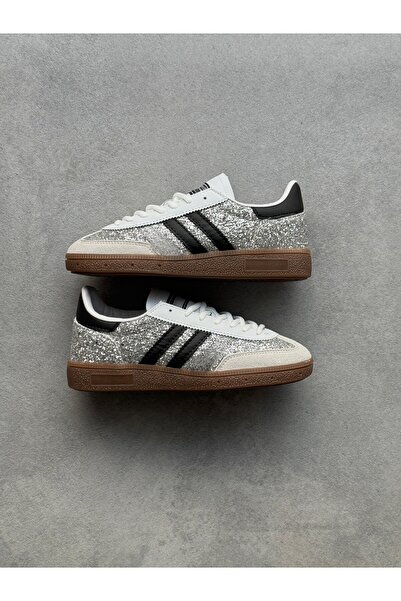 caps Beyaz Gümüş Sim Detay Spez Sneaker