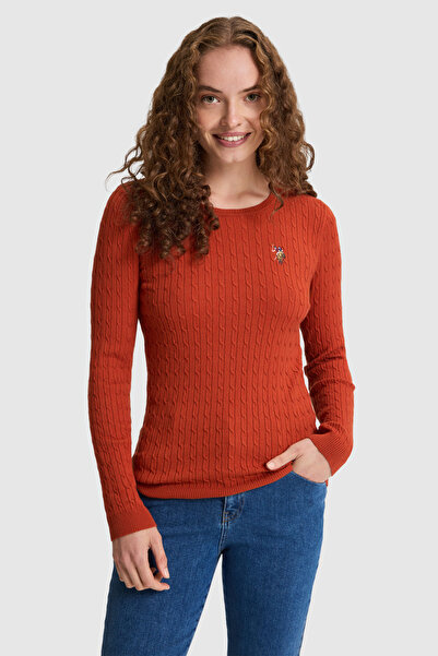U.S. Polo Assn. Γυναικείο πουλόβερ Kiremit Basic 50331602-VR031