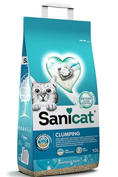 Sanicat Active Oksijen Marsilya Sabun Kokulu İnce Taneli Topaklanan Bentonit ...