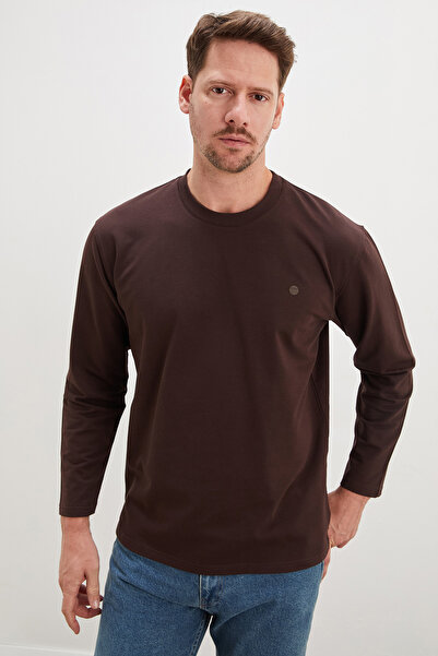 Fulla Moda Printed crew neck sweatshirt