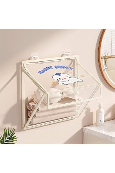 Hannea HASTHIP® Wall Hanging Laundry Basket for Shower Room, Waterproof Clear...