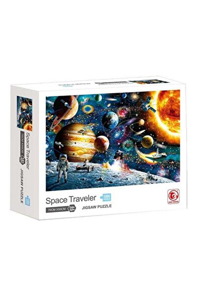 Qadro 1000-Piece Space Traveler Jigsaw Stress Relief Education Development To...