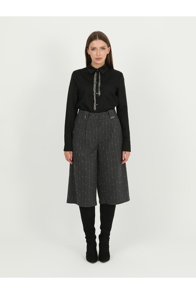 WIONNA ALBA PİLELİ BERMUDA PANTOLON