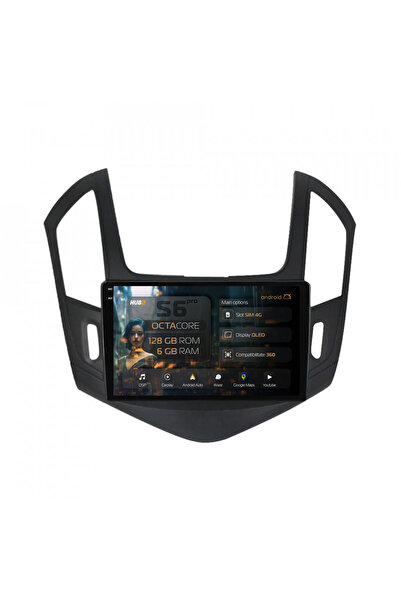 HUB64 Navigație Android Chevrolet Cruze (2013-2015), 9 inch, 6GB RAM, CarPlay...