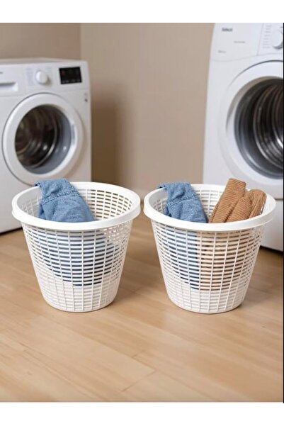 Concept Home 2 Pcs Collapsible Laundry Baskets, 40L Collapsible Laundry Cloth...