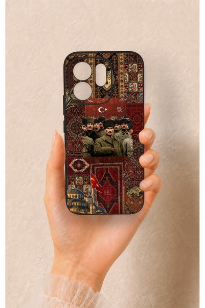 Vip Case Vivo V70 5g Compatible Bozkurt and Ataturk Patterned Silicone Case