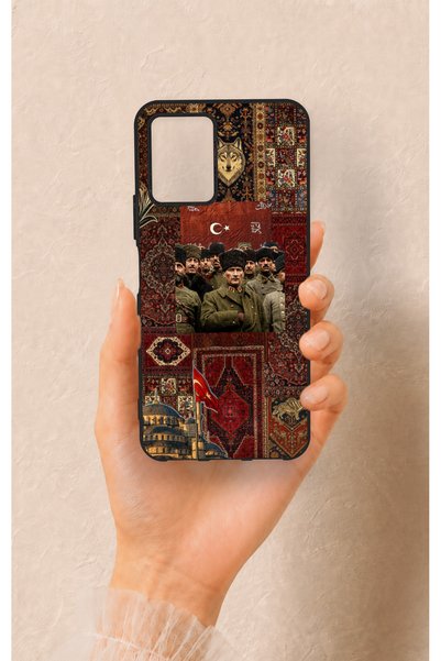 Vip Case جراب سيليكون متوافق مع Vivo Y21S بنمط بوزكورت وأتاتورك